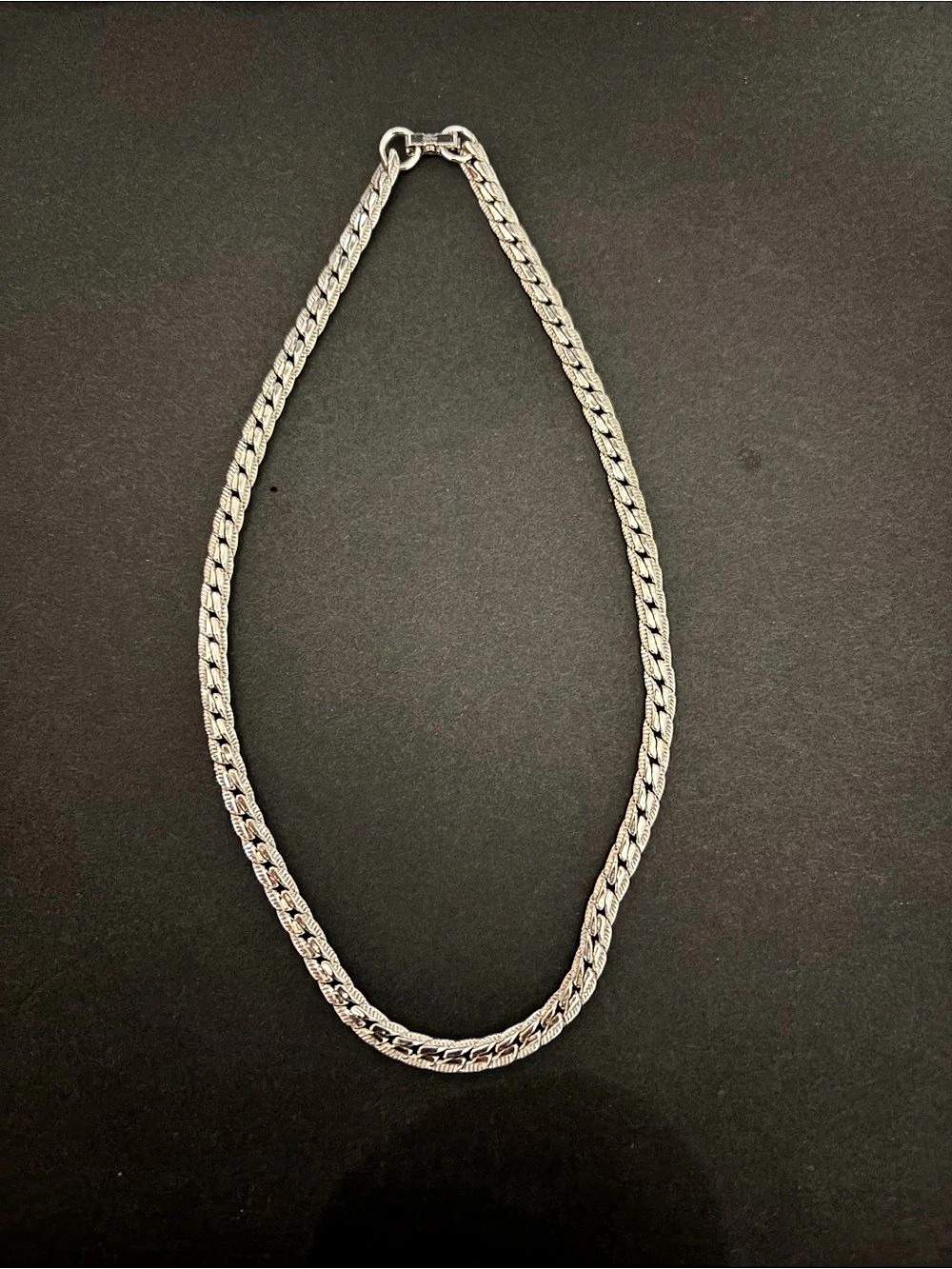 Sarah Coventry Silver-Tone Chain Necklace Like New
